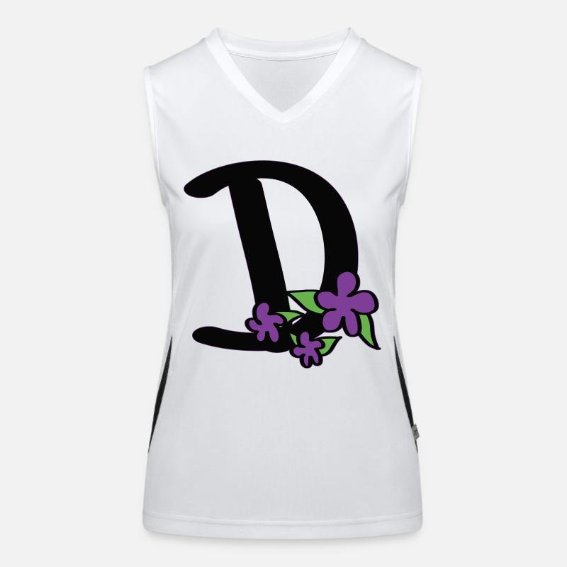 D as in assertive Women's Functional Contrast Tank Top