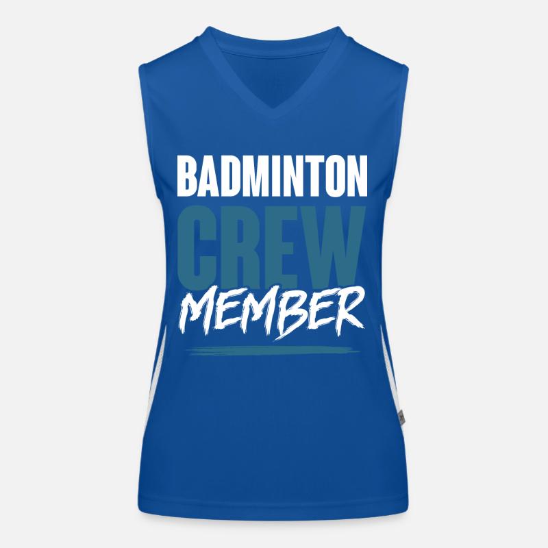 Équipe de badminton Débardeur respirant contrasté Femme