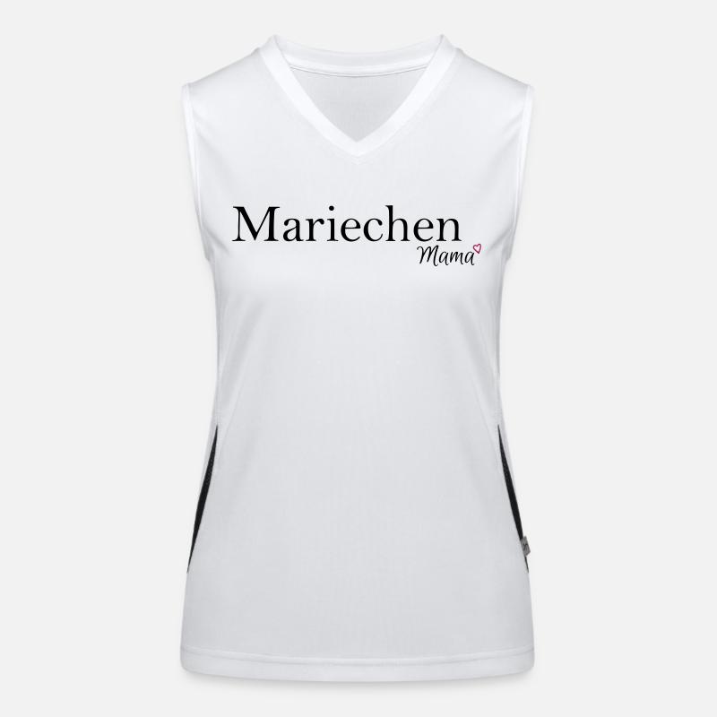 Mariechen Mama | Mutter eines Tanzmariechens Funktionelles Kontrast-Tank Top für Frauen
