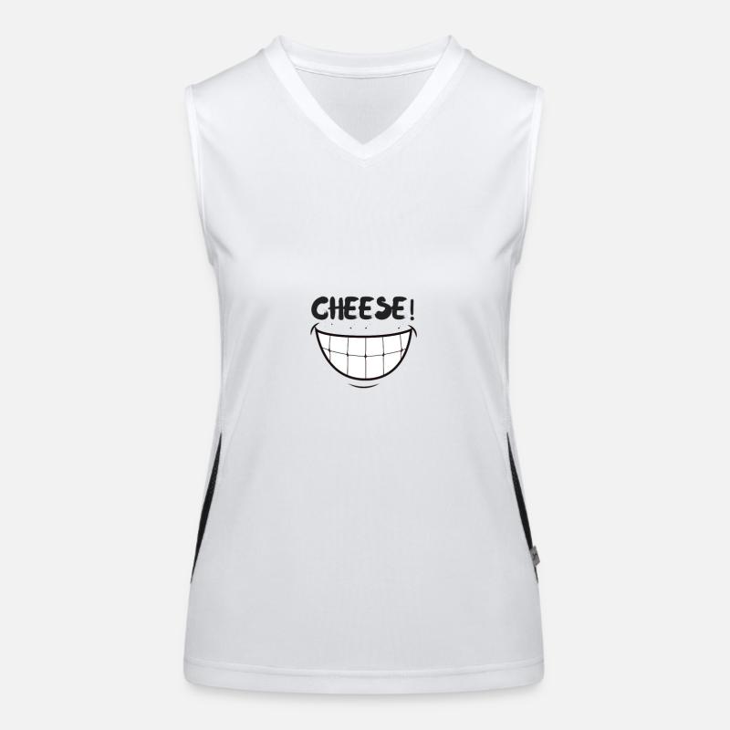 CHEESE Women's Functional Contrast Tank Top