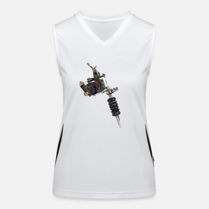 Tattoo Machine Women's Functional Contrast Tank Top