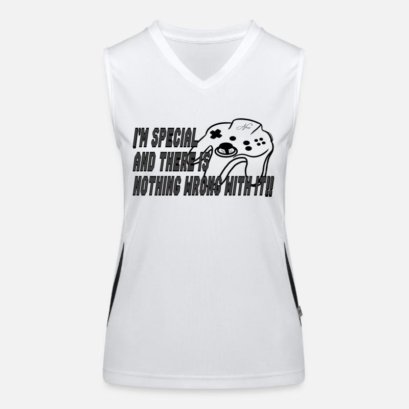 I'm special and nothing is wrong with it!! Women's Functional Contrast Tank Top