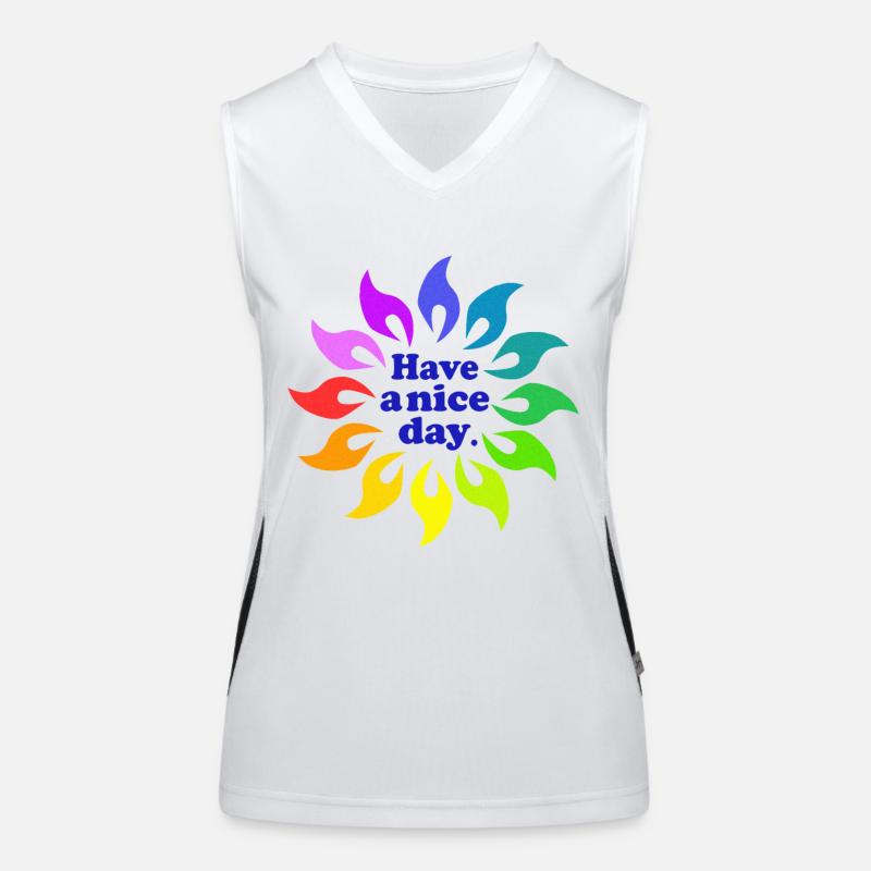 Have a nice day Women's Functional Contrast Tank Top