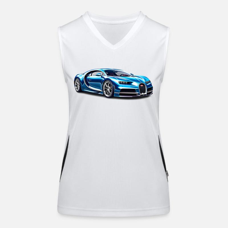 Hypercar Chiron Women's Functional Contrast Tank Top