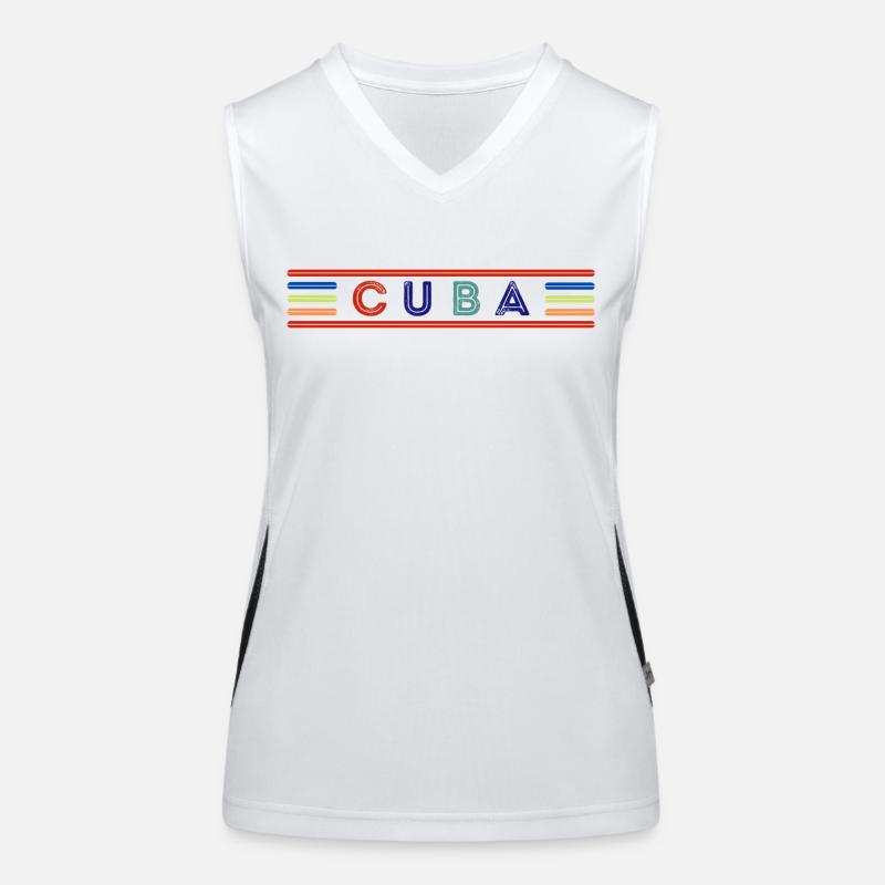 Cuba Débardeur respirant contrasté Femme