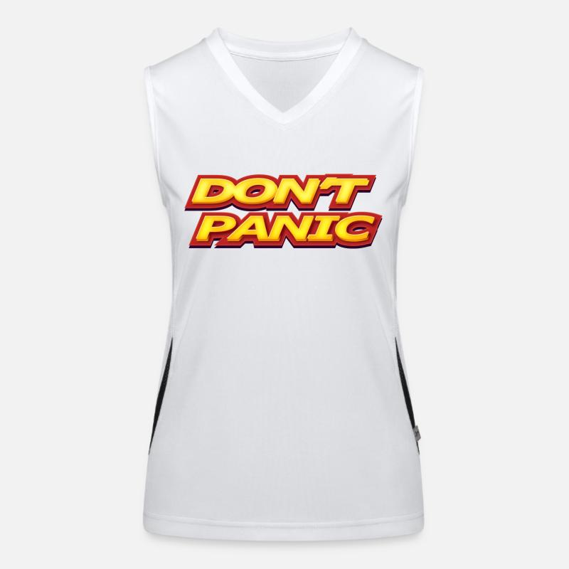 Don't Panic Women's Functional Contrast Tank Top