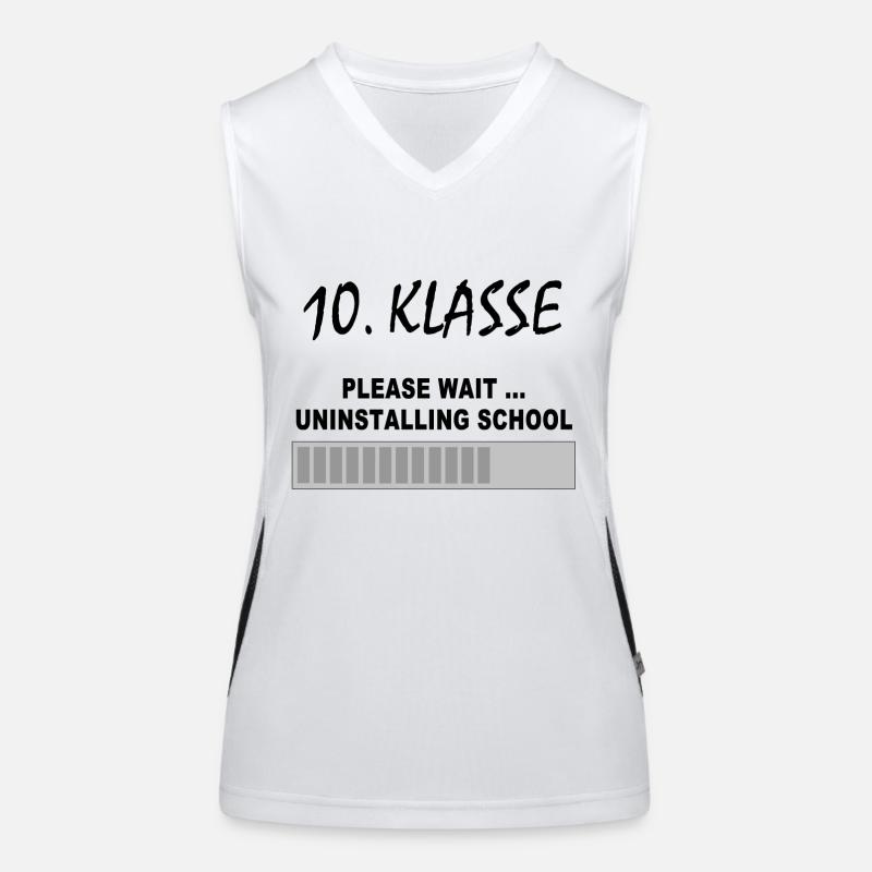 10. Klasse Abschluss Schule Lustiges Geschenk Funktionelles Kontrast-Tank Top für Frauen