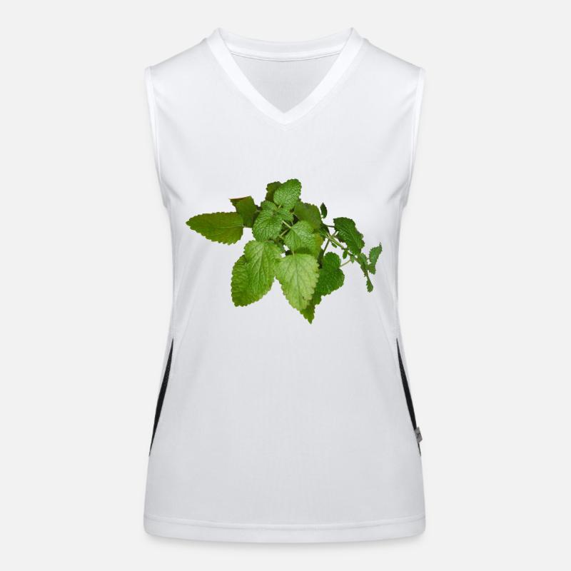 herbes thym romarin persil origan aneth Débardeur respirant contrasté Femme