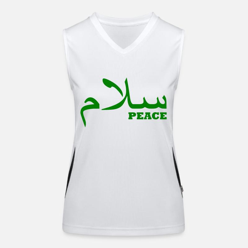 frieden Funktionelles Kontrast-Tank Top für Frauen