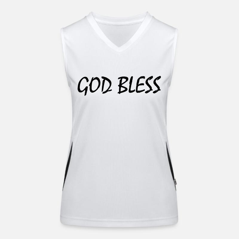 God bless Débardeur respirant contrasté Femme