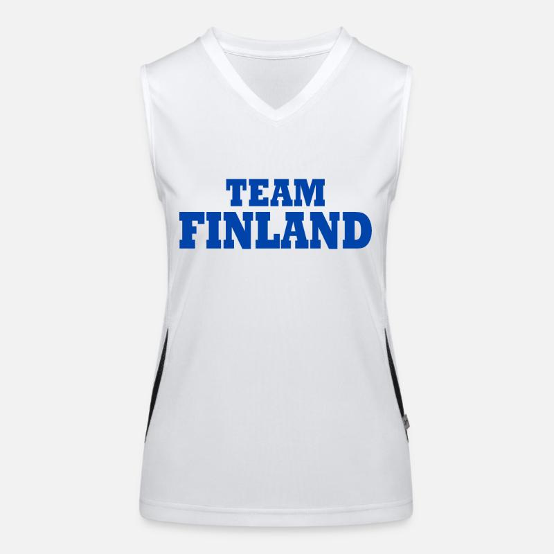 Finnland Funktionelles Kontrast-Tank Top für Frauen