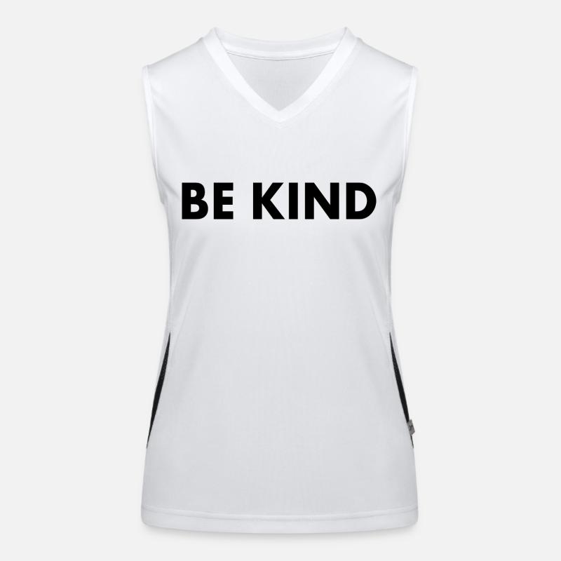 Be kind Funktionelles Kontrast-Tank Top für Frauen