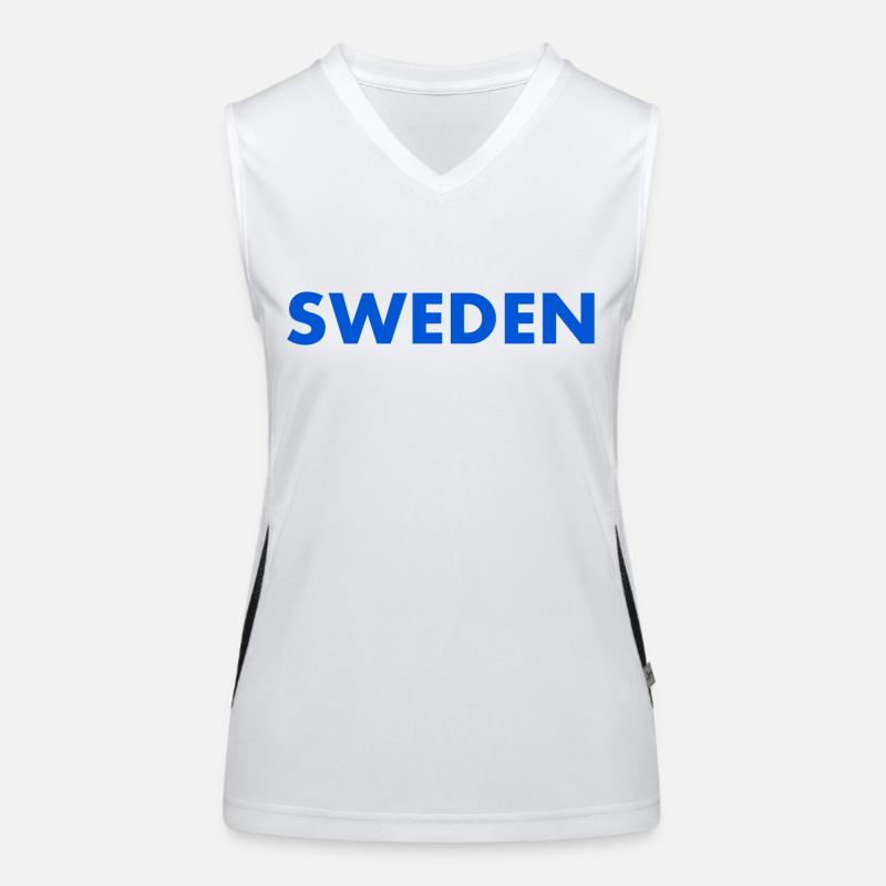 Schweden Funktionelles Kontrast-Tank Top für Frauen