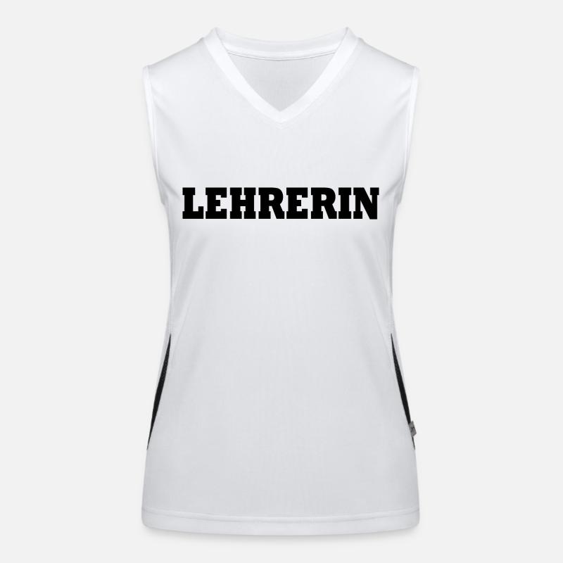 Lehrerin Funktionelles Kontrast-Tank Top für Frauen