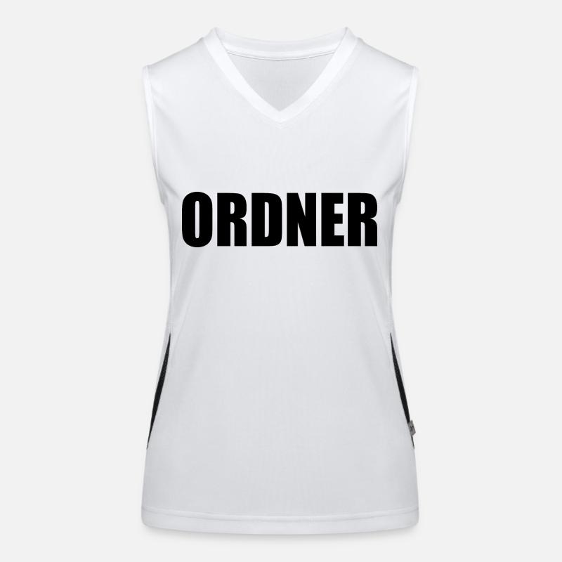 Ordner Funktionelles Kontrast-Tank Top für Frauen