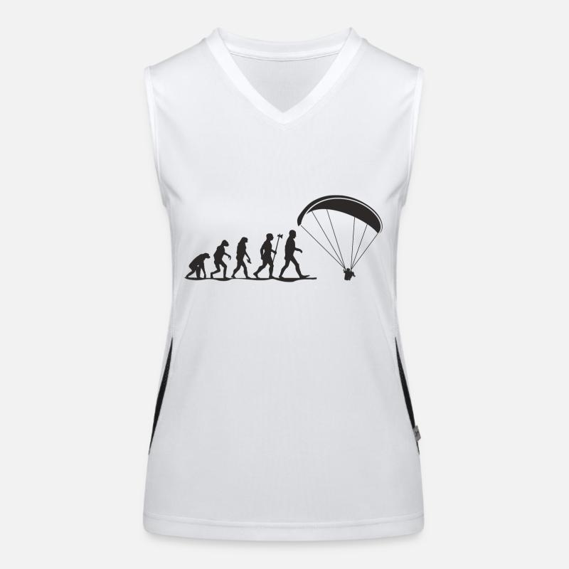 evolution paragliding Women's Functional Contrast Tank Top