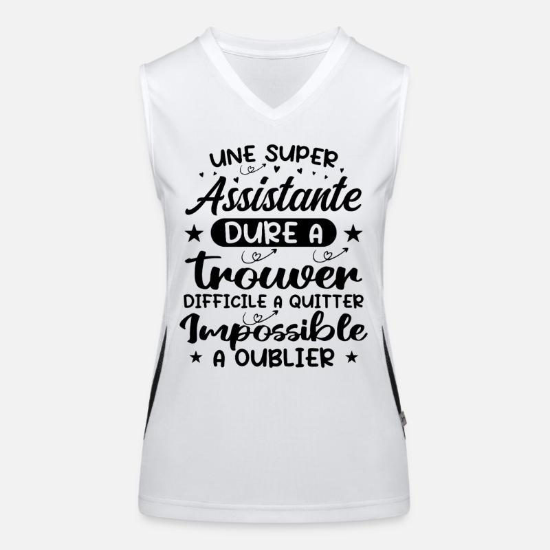 Ein Super Assistant - Assistent Geschenk Funktionelles Kontrast-Tank Top für Frauen