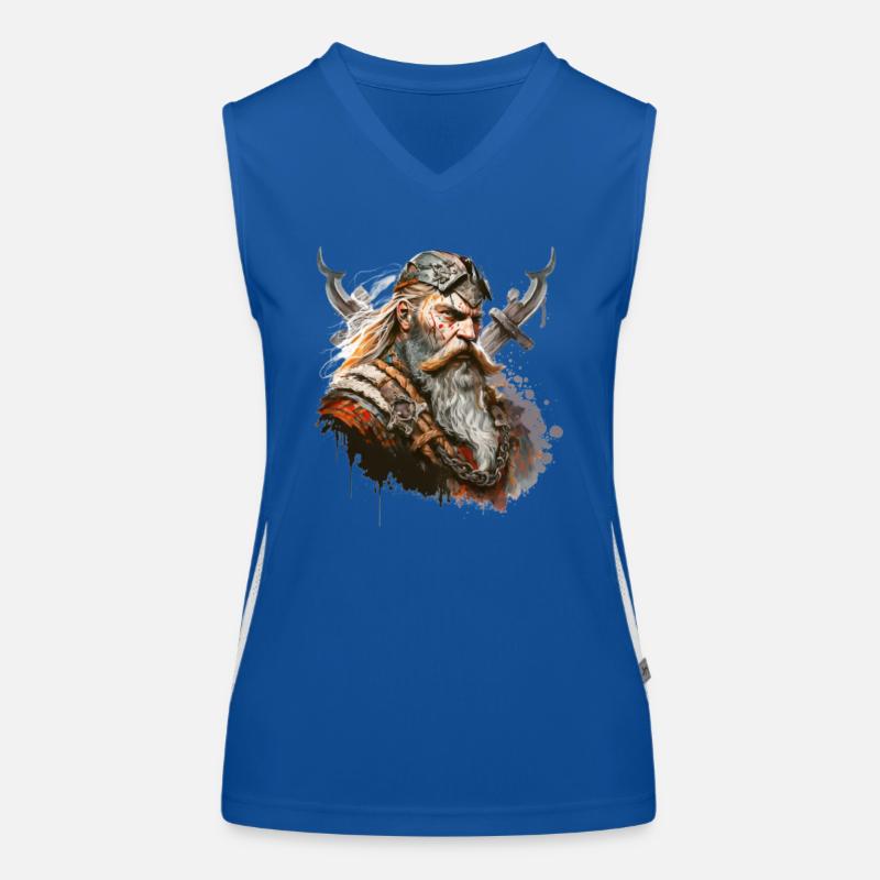 Guerriers vikings Débardeur respirant contrasté Femme
