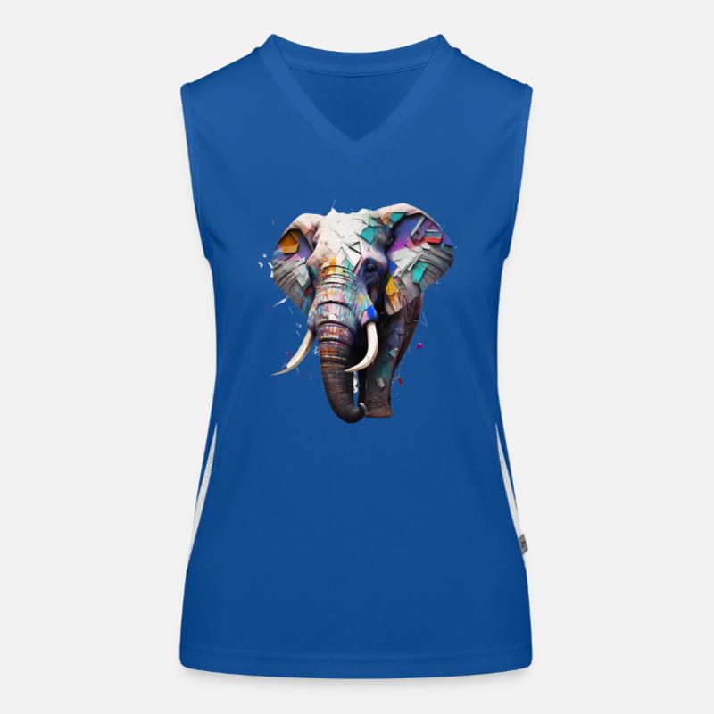 Elephants never forget Women's Functional Contrast Tank Top