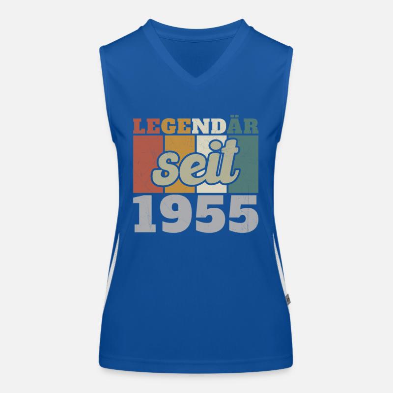 Legendär seit 1955 Geburtstagsgeschenk Funktionelles Kontrast-Tank Top für Frauen