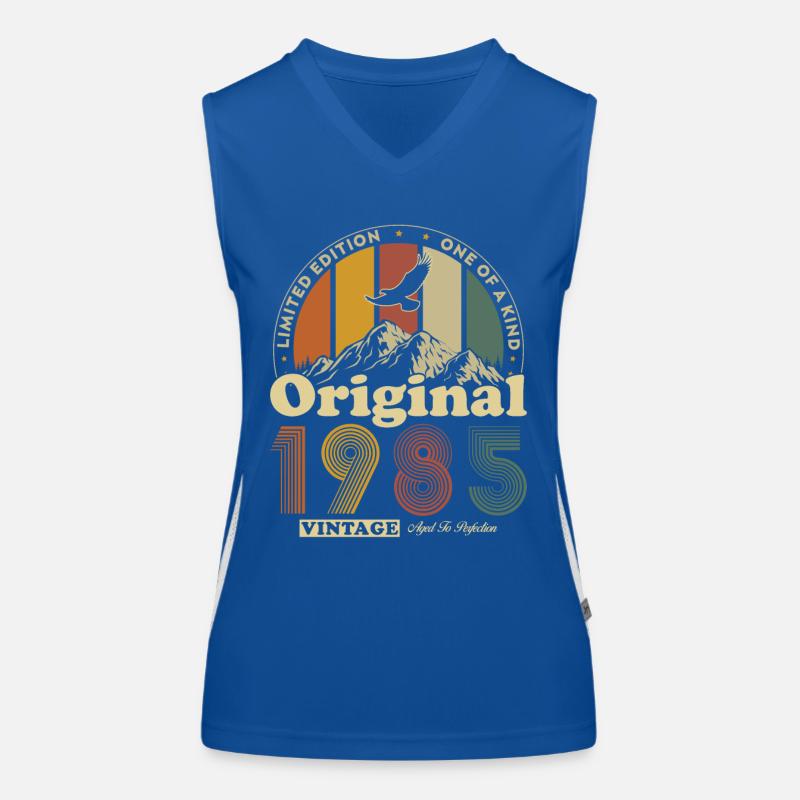 Original 1985 40th Anniversary Vintage Geschenk Funktionelles Kontrast-Tank Top für Frauen