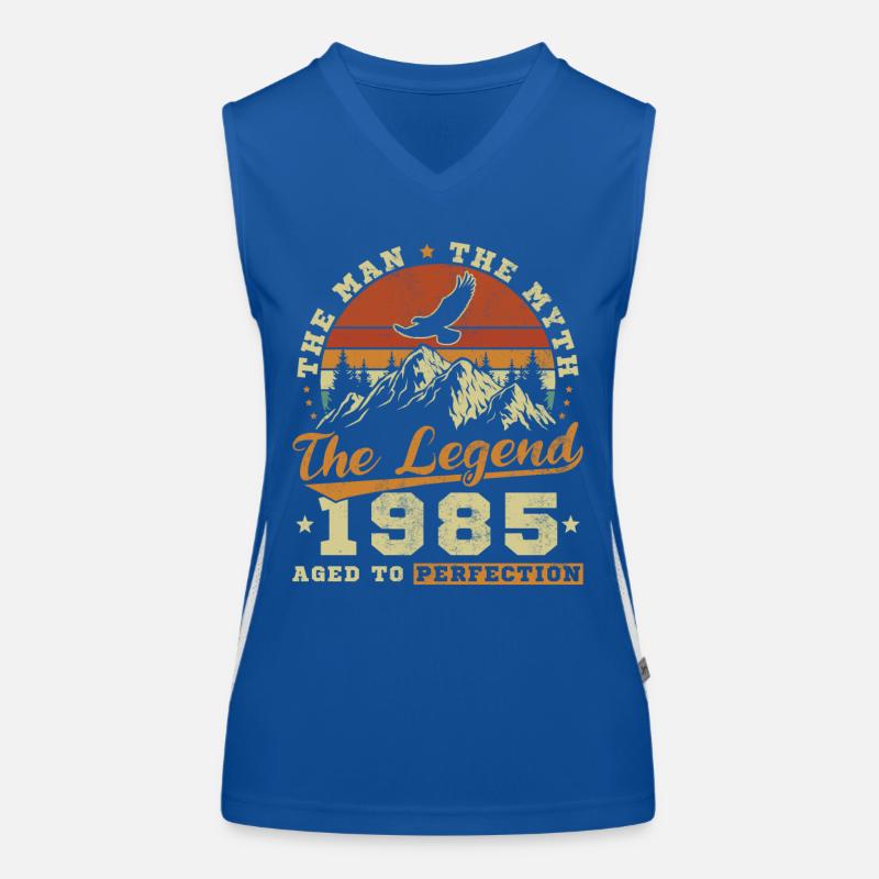 Original 1985 40th Anniversary Vintage Geschenk Funktionelles Kontrast-Tank Top für Frauen
