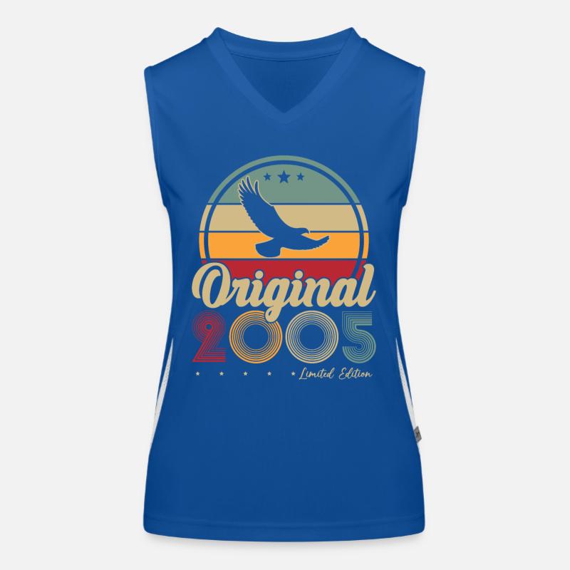 2005 Vintage Retro Geburtstagsgeschenk Funktionelles Kontrast-Tank Top für Frauen