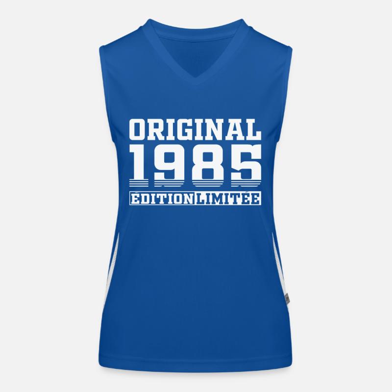 Original 1985 Vintage Geburtstagsgeschenk Funktionelles Kontrast-Tank Top für Frauen