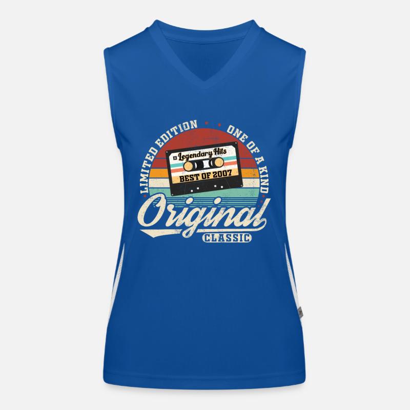 2007 Original Vintage Retro Geburtstagsgeschenk Funktionelles Kontrast-Tank Top für Frauen
