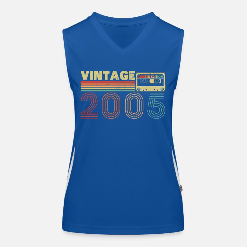 2005 Vintage Retro Birthday Gift Women's Functional Contrast Tank Top