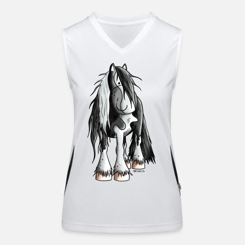 Fescher Irish Tinker Funktionelles Kontrast-Tank Top für Frauen