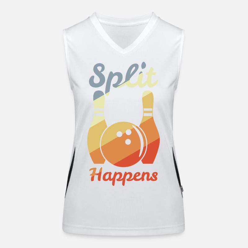 Split Happens Women's Functional Contrast Tank Top