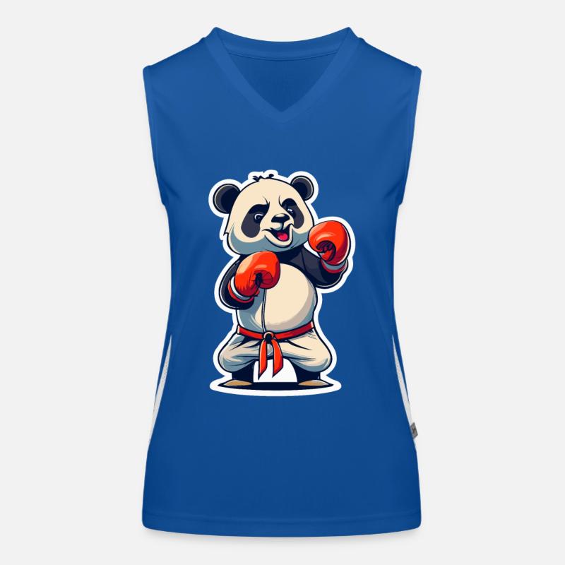 Boxe Panda Débardeur respirant contrasté Femme