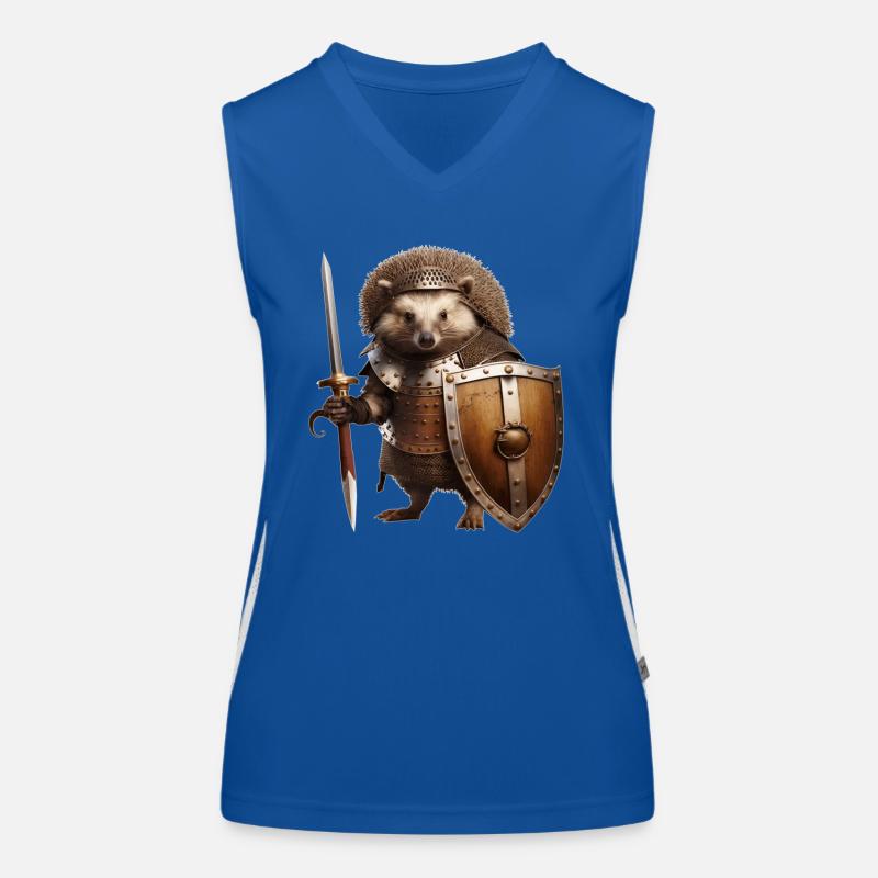 Igel der Welt, wehrt euch Funktionelles Kontrast-Tank Top für Frauen