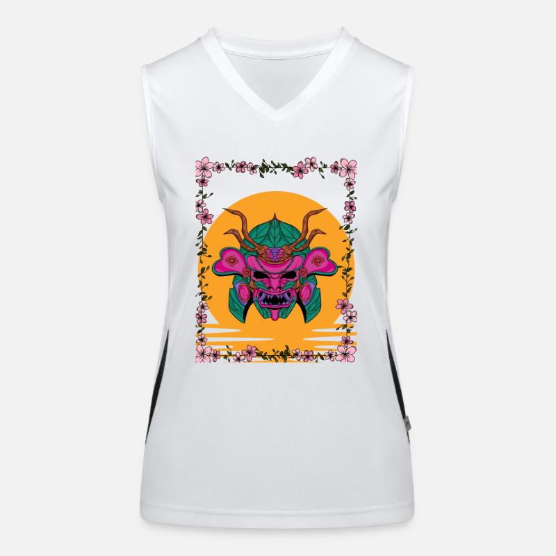 Flowers Samurai Women's Functional Contrast Tank Top