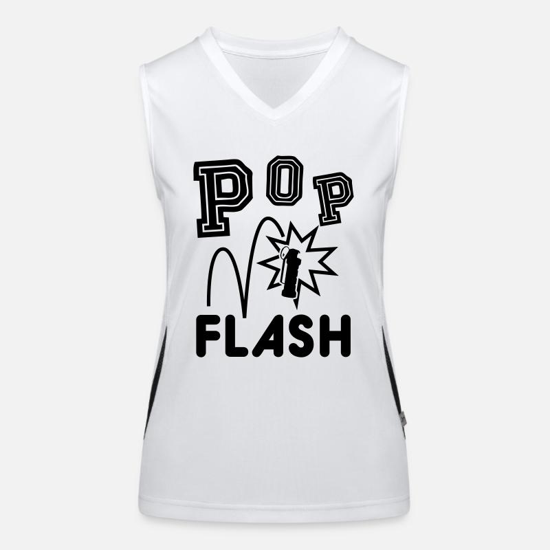 POP FLASH Funktionelles Kontrast-Tank Top für Frauen