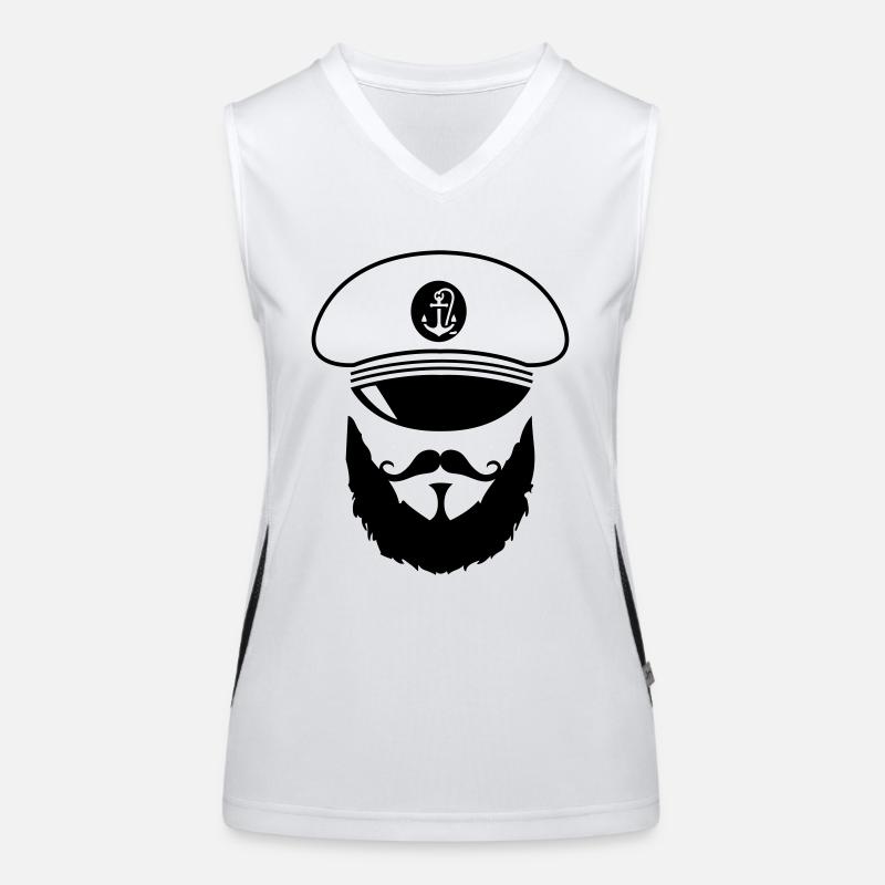 captain_02 Débardeur respirant contrasté Femme