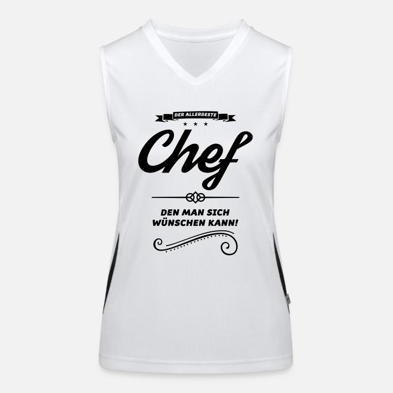 chef allerbeste Funktionelles Kontrast-Tank Top für Frauen