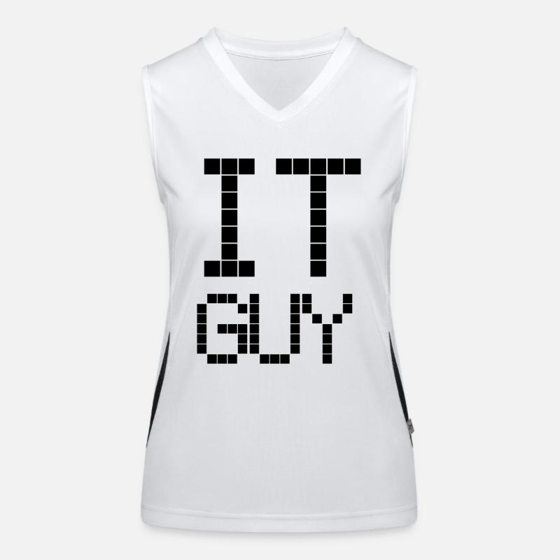 IT GUY | Nerd | Computer | Informatik Funktionelles Kontrast-Tank Top für Frauen