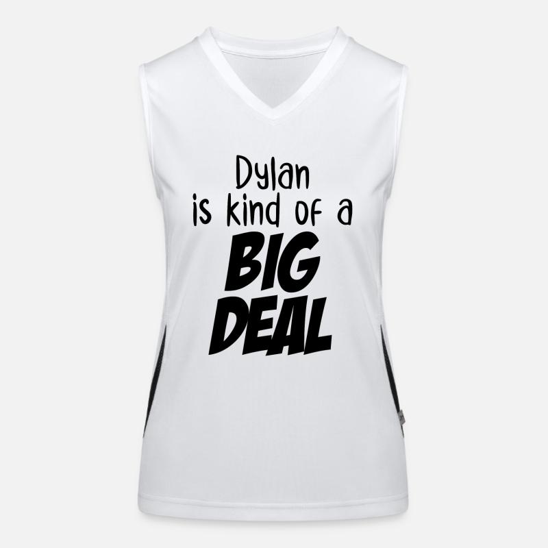 Dylan ist eine große Sache Funktionelles Kontrast-Tank Top für Frauen