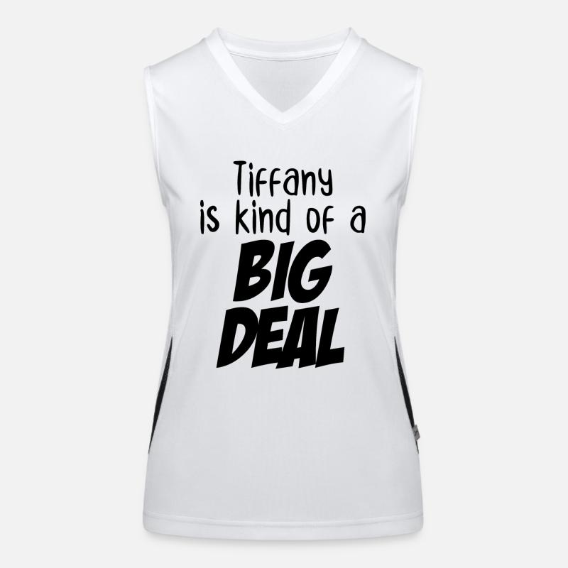 Tiffany ist eine große Sache Funktionelles Kontrast-Tank Top für Frauen