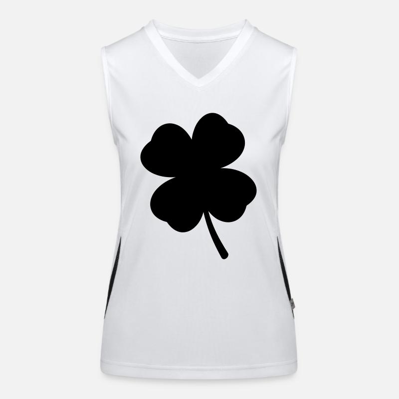 Cloverleaf Symbol Women's Functional Contrast Tank Top