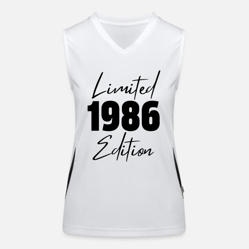 1986 Édition limitée Débardeur respirant contrasté Femme