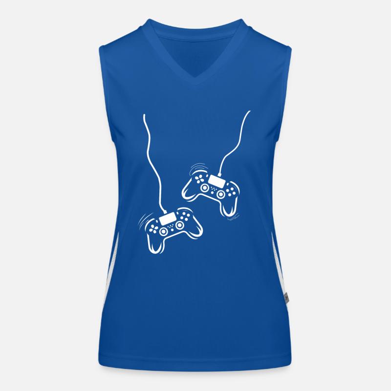 Spielkonsolen-Controller Funktionelles Kontrast-Tank Top für Frauen