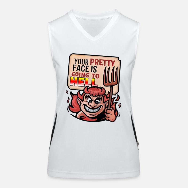 Devilish Charm Women's Functional Contrast Tank Top