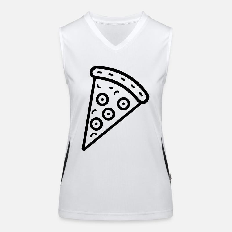 Pizza slice Women's Functional Contrast Tank Top
