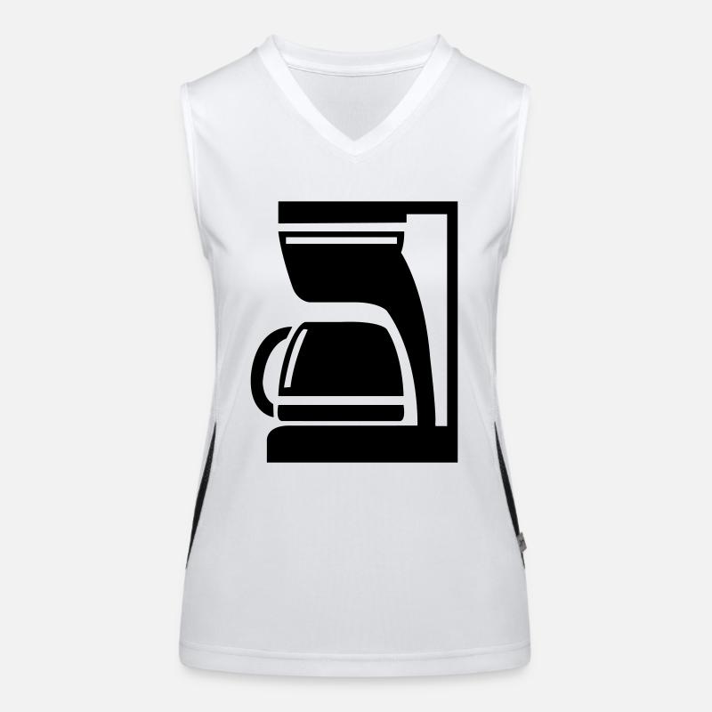 Cafetière Espresso Débardeur respirant contrasté Femme