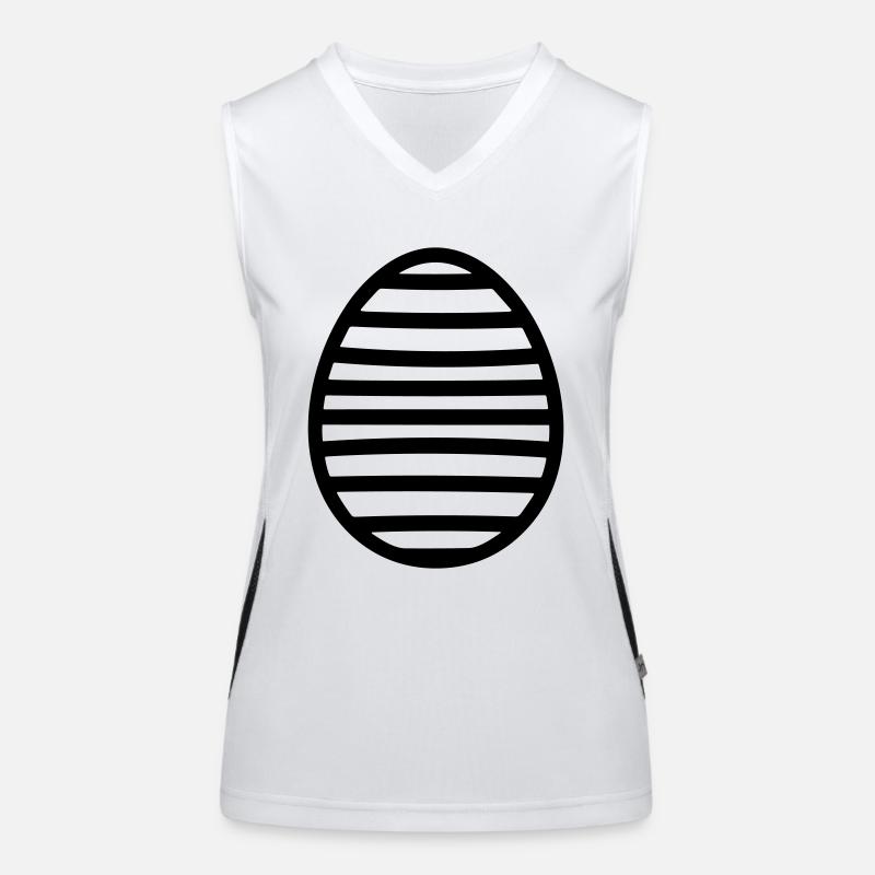 Osterei Funktionelles Kontrast-Tank Top für Frauen