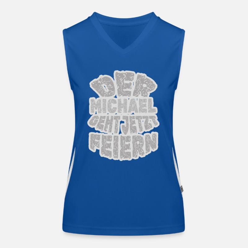 Gift for Michael Women's Functional Contrast Tank Top