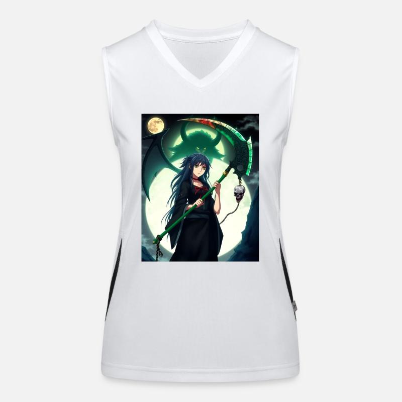 Fatalis Anime Design Women's Functional Contrast Tank Top